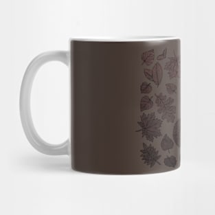 Brown Autumn Season Digital Painting Mug